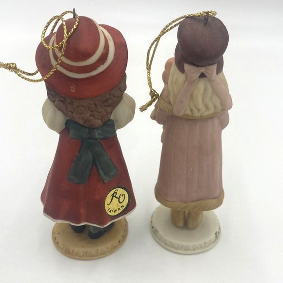 Set of 2 Jan Hagara Royal Orleans 1 Year Edition Year Porcelain Doll Ornaments - Picture 2 of 8
